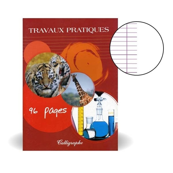 Cahier TP à piqûres A4 96 pages