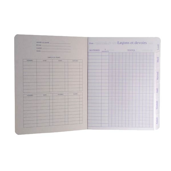 Cahier de texte 17x22cm 120p séyès - Vignette 2