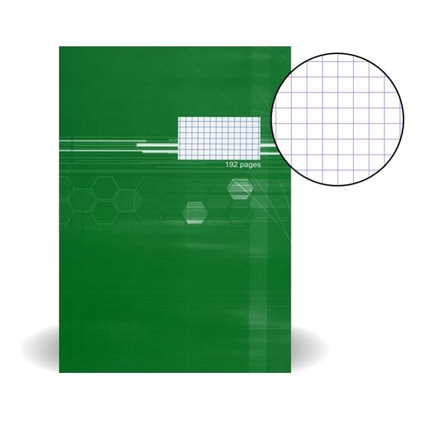Cahier piqûre A4 70g 192p 5x5