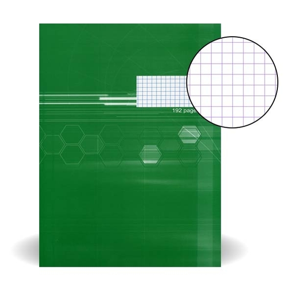 Cahier piqûre 24x32cm 70g 192p 5x5