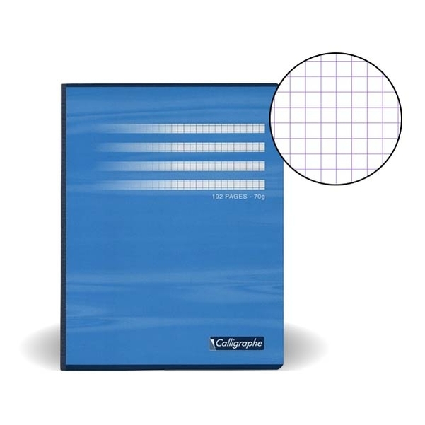 Cahier brochure 17x22cm 192p 5x5