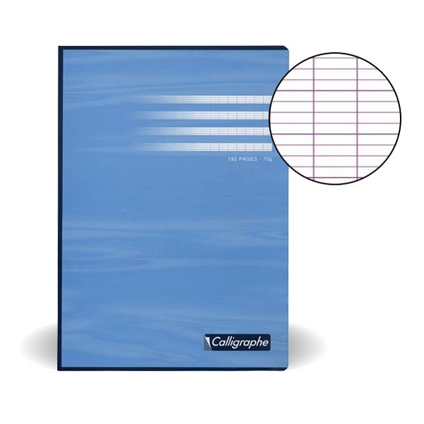 Cahier brochure A4 70g 192p séyès