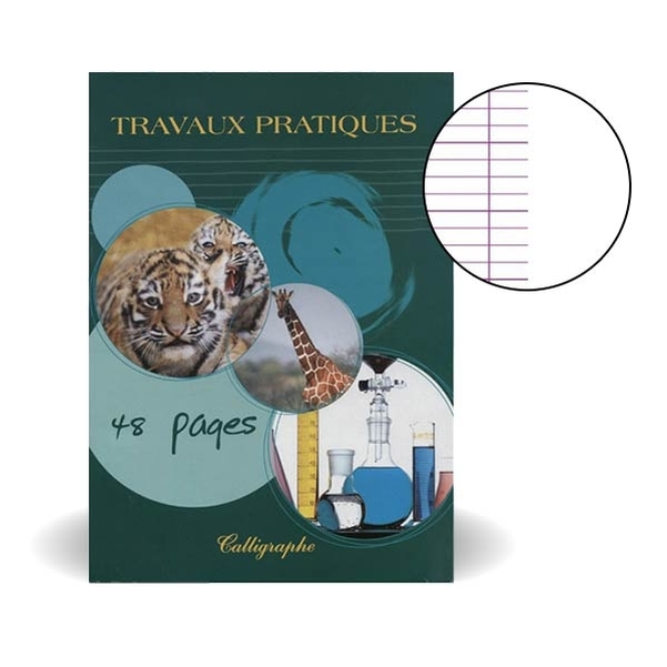 Cahier de travaux pratiques A4 48 pages