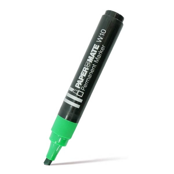 Marqueur Paper Mate pointe biseautée vert