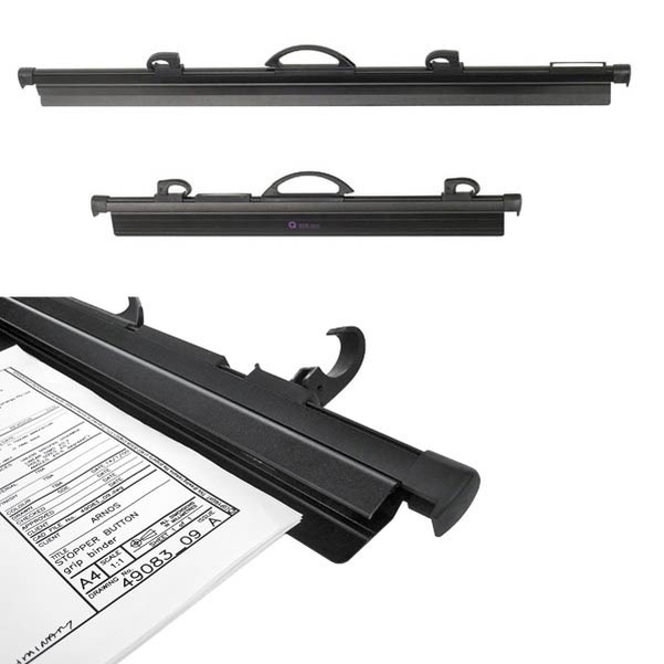 Barrette relieur quick'file arnos A0 noir - Vignette 2