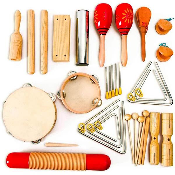 Étui-valise pliant de 19 instruments musique. À partir de 3 ans. - Vignette 2