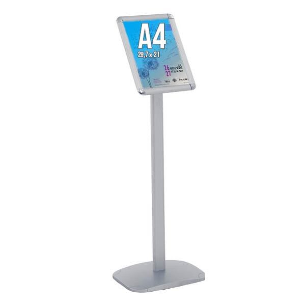 Porte message A4 sur pied inclinable portrait/paysage