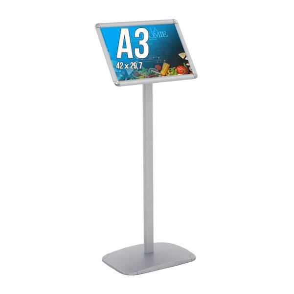 Porte message A3 sur pied - Simple face