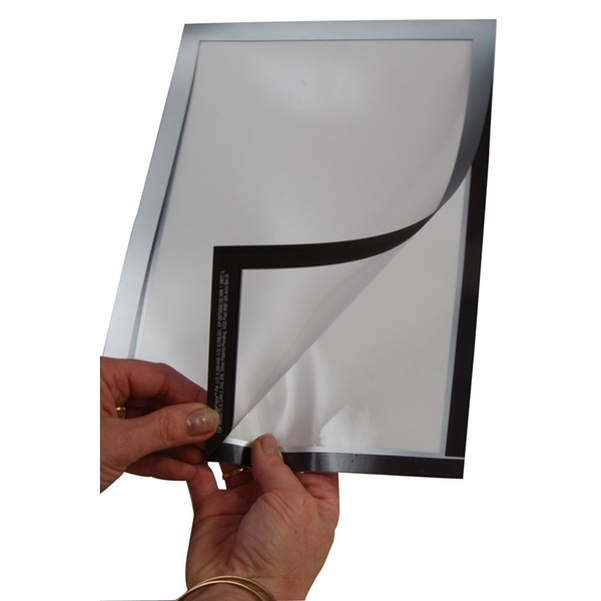 Lot de 2 pochettes d'affichage adhésives repositionnables A4