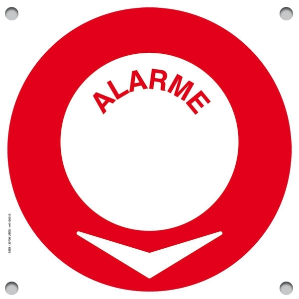 Picto PVC - Alarme