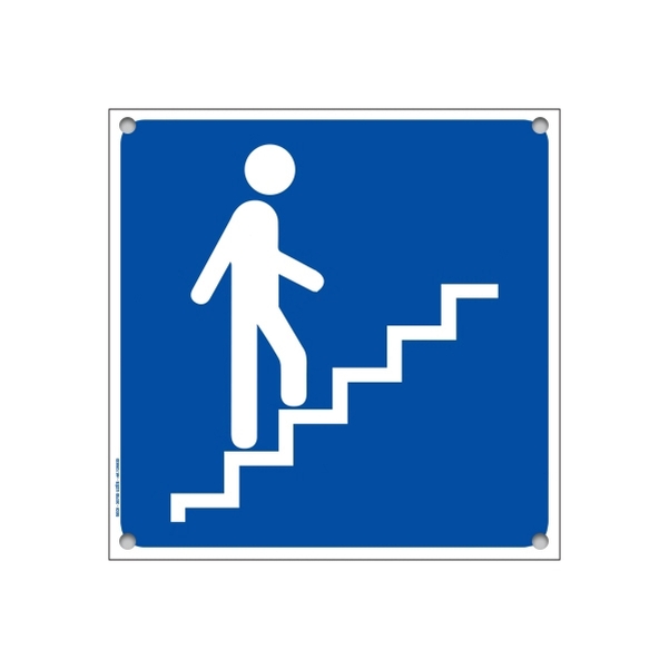 Pictogramme PVC 20x20 cm "Escalier"