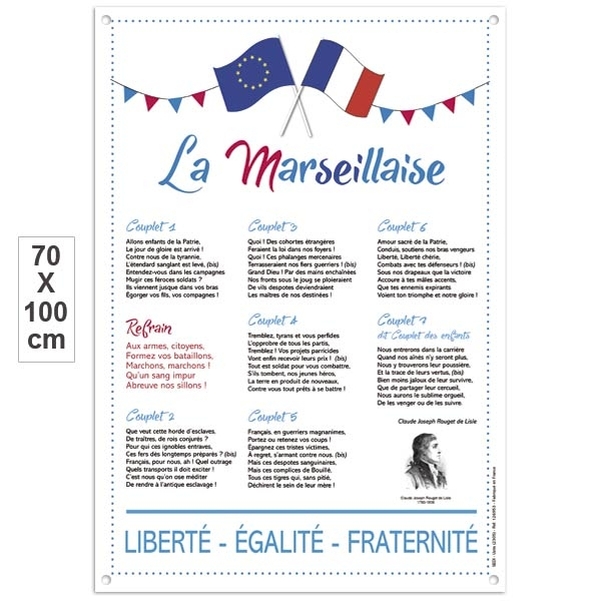 Plaque Ecole de la confiance en PVC 70x100cm - Version enfant