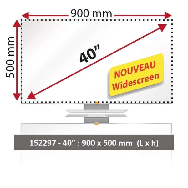 Tableau blanc Nano Clean Widescreen 40'' - Vignette 3