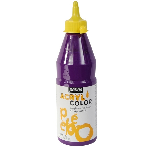 Peinture acrylique Pébéo brillante violet