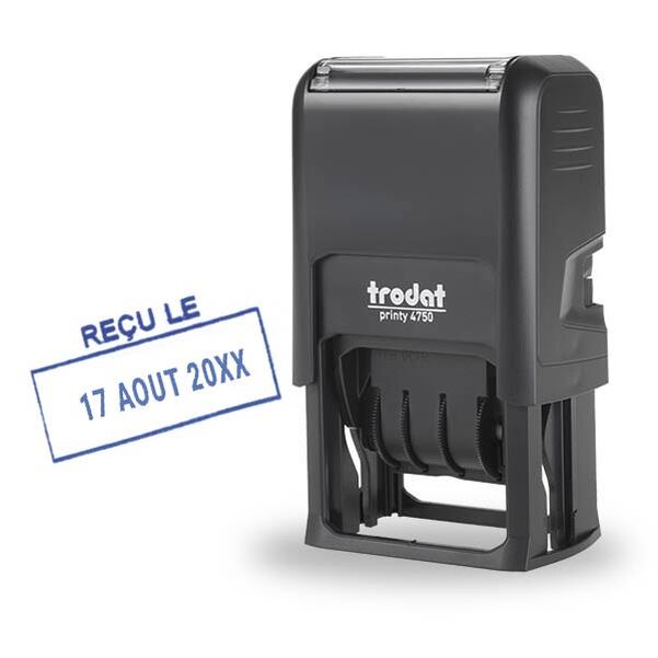 Dateur compact avec texte " RECU LE "