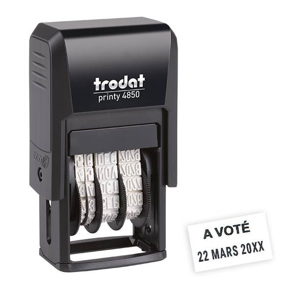 Timbre dateur "À voté"