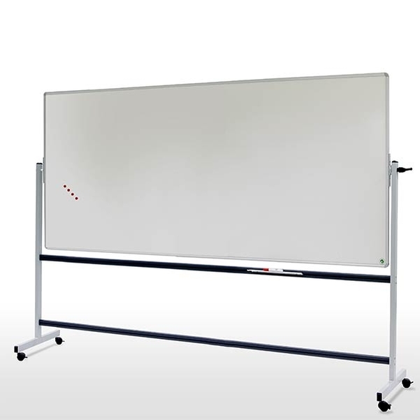 Tableau mobile PIVOTANT HORIZONTAL double face 120x240 cm - émail E3 - Vignette 3