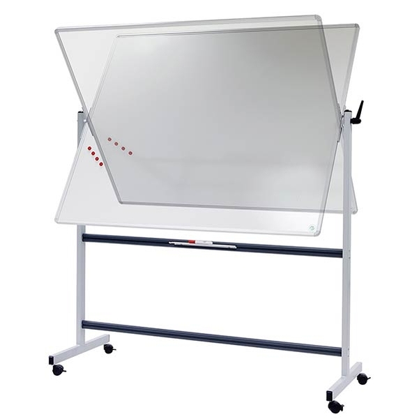 Tableau mobile, PIVOTANT HORIZONTAL double face 120x200 cm - vert craie - Vignette 2