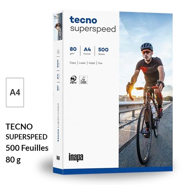 Ramette papier blanc A4 80g - CIE 161 - TECNO Superspeed