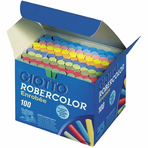 Craies Robercolor enrobées couleurs assorties dans fourreaux