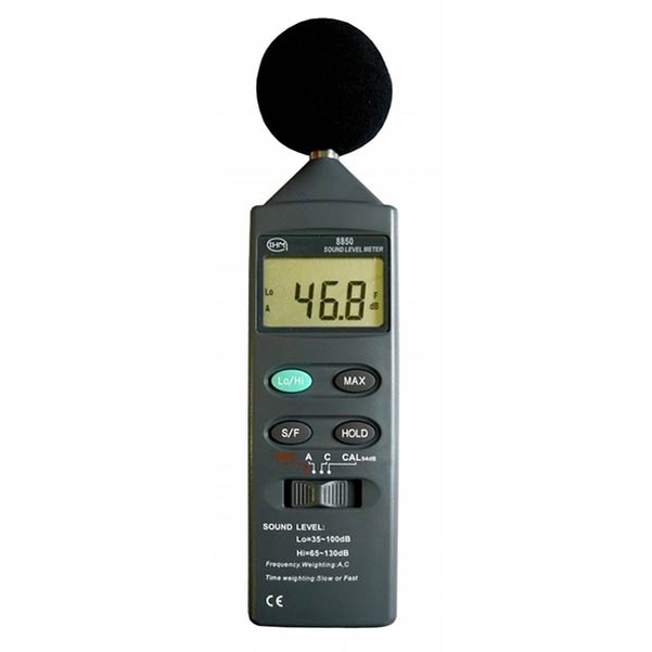 Sonomètre digital dB(A) / dB(C) - Sortie analogique AC/DC