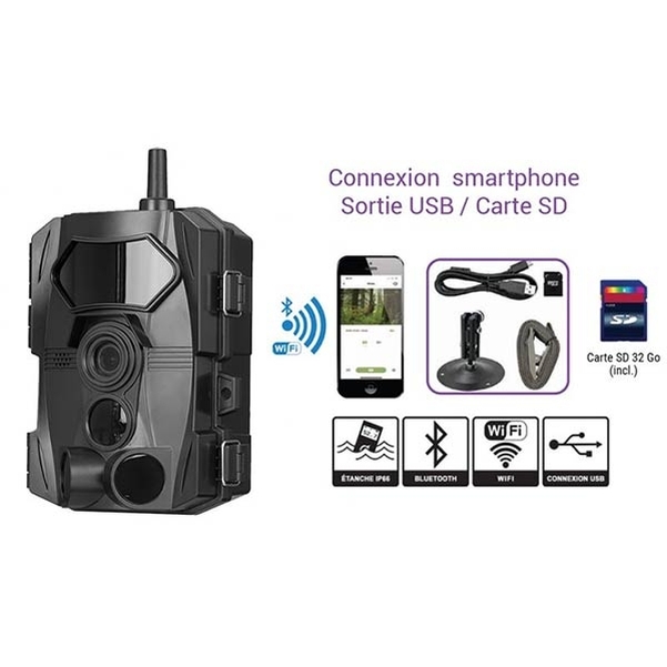 CAMERA NATURE VISION 105° / OBSERVATION FAUNE SAUVAGE Connexion smartphone - Vignette 2