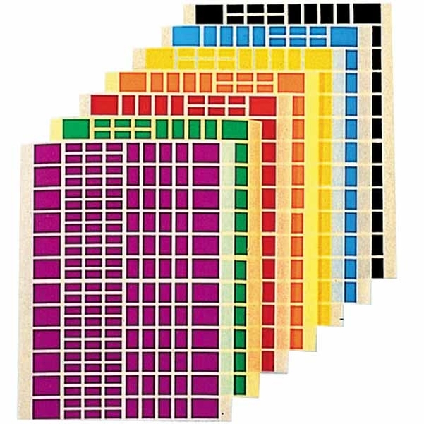 Gommettes géométriques : rectangles
