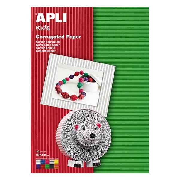 Carton ondulé multicolore A4 - 10 feuilles