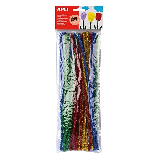 Chenilles couleurs brillantes 50 unités