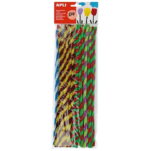 Chenilles couleurs twist 50 unités