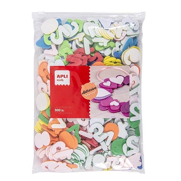 Sachet Chiffres adhésifs en mousse