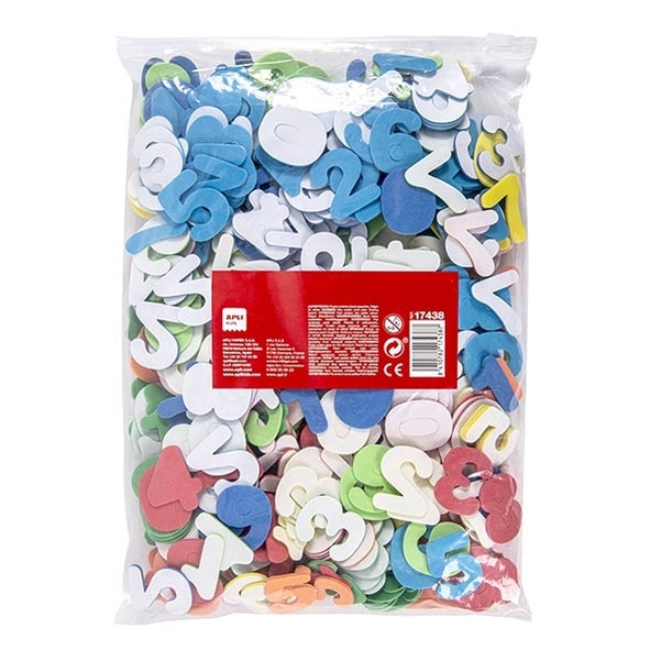 Sachet Chiffres adhésifs en mousse - Vignette 2