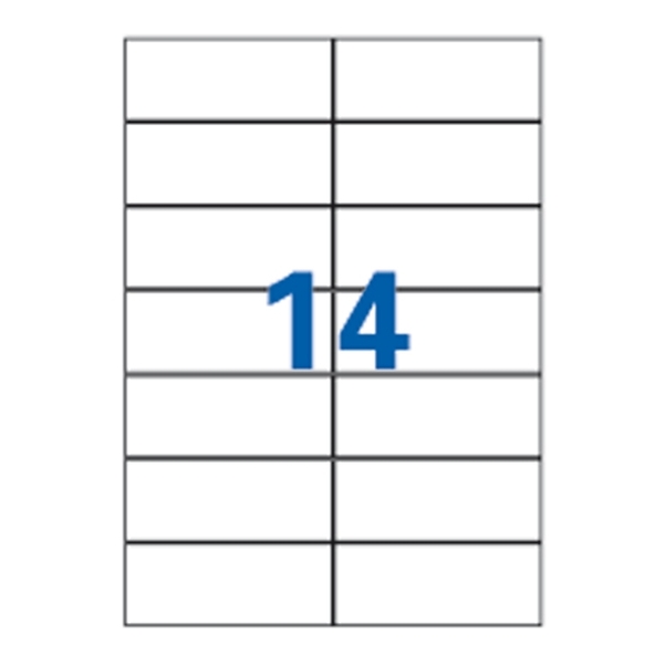 1400 Etiquettes Agipa 105x42,4 mm - Vignette 2