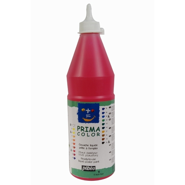 Gouache liquide rose tyrien Pébéo - 1 litre