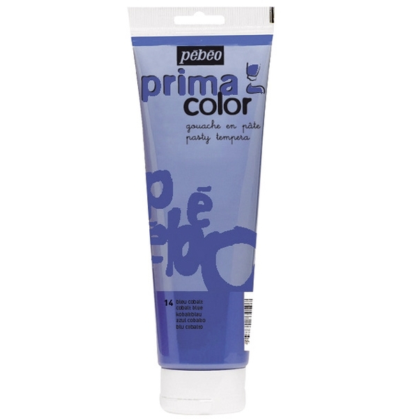 Gouache en pâte Pébéo Primacolor bleu cobalt