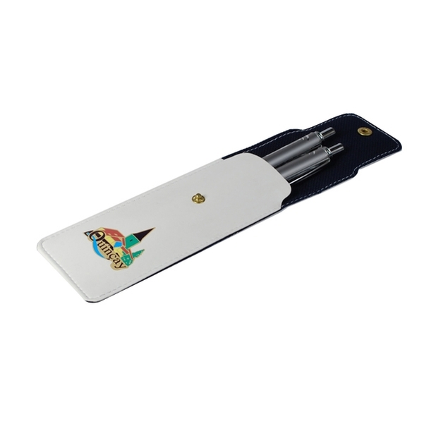 Etui stylo double personnalisé un seul côté