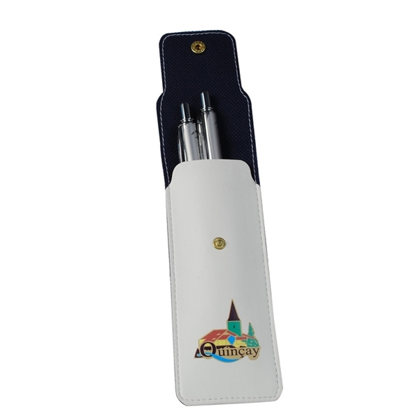 Etui stylo double personnalisé un seul côté - Vignette 2