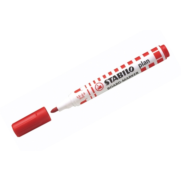 Marqueur rouge Stabilo Plan 641