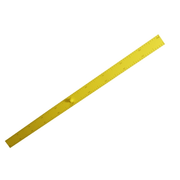 Règle plate aimantée en bois 1m