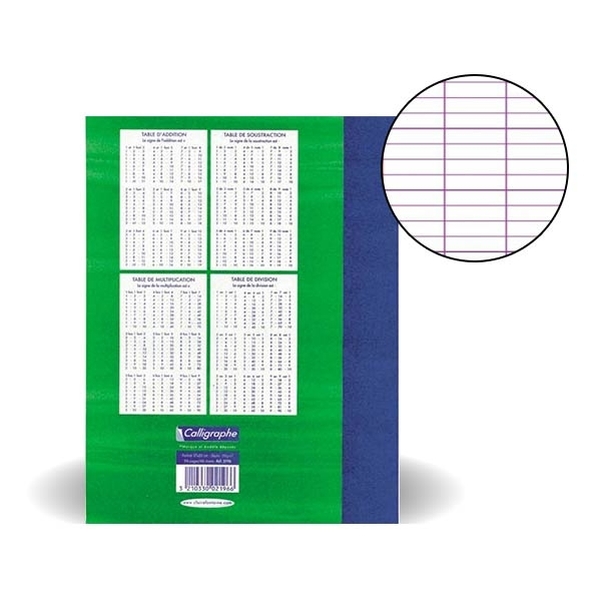 Cahier de brouillon 17x22cm 96p papier recyclé - Vignette 2