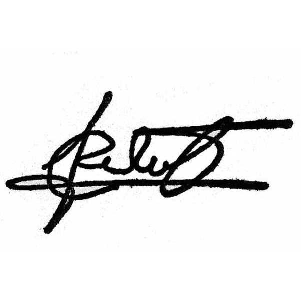 Timbre bois avec signature - Vignette 2
