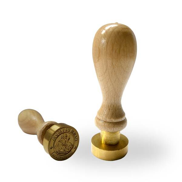 Timbre officiel en cuivre diam.25mm