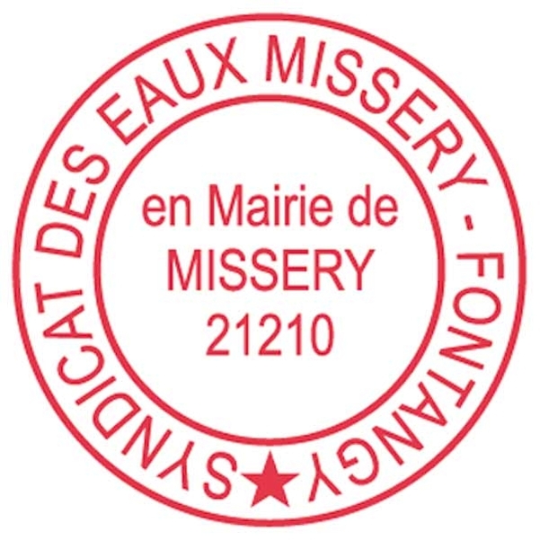 Empreinte ronde avec 3 lignes au centre - Vignette 2