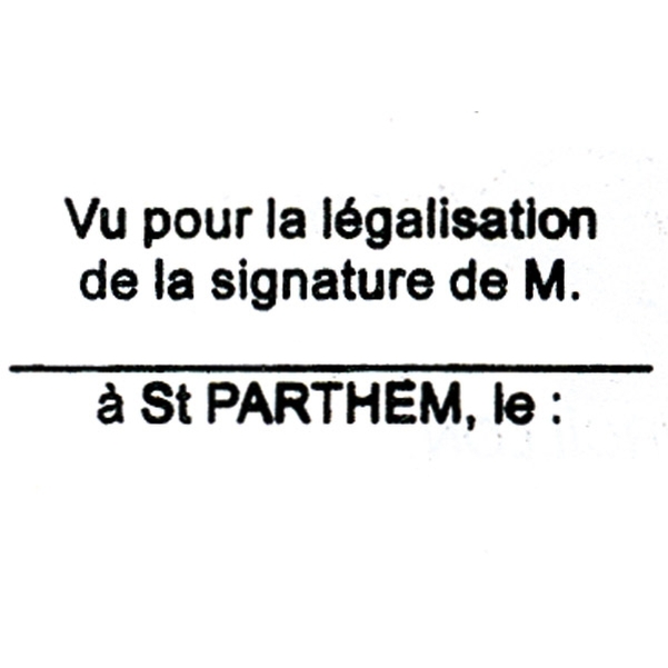Empreinte 4 lignes sans cadre