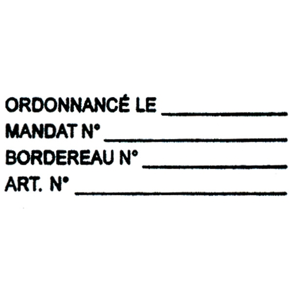Empreinte 4 lignes sans cadre - Vignette 3