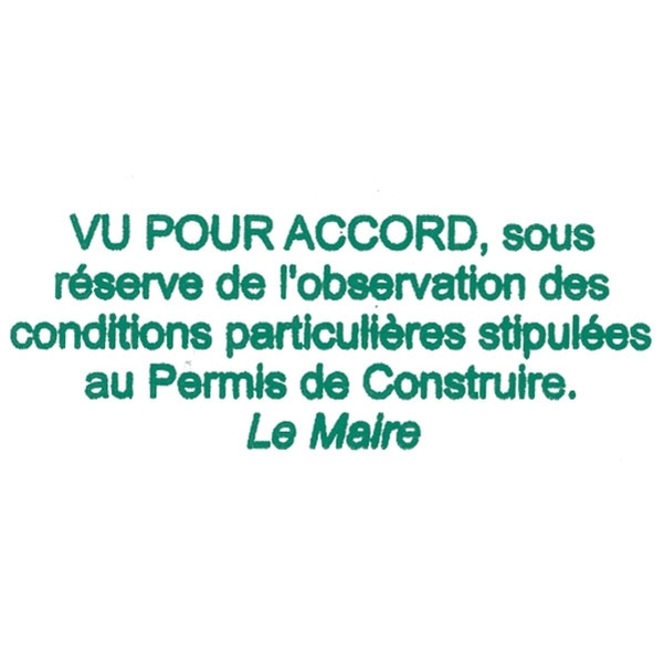 Empreinte 5 lignes sans cadre