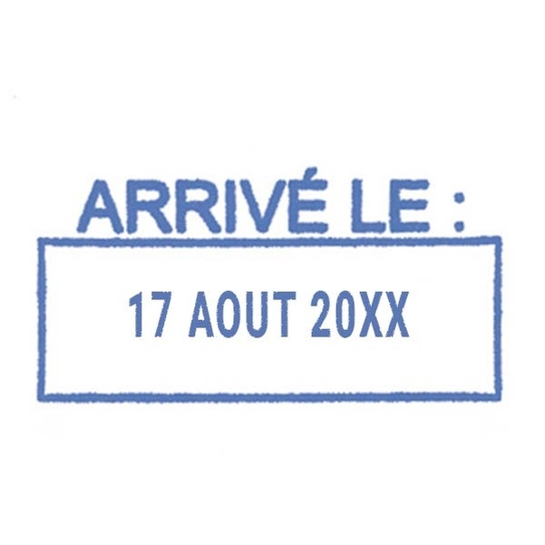 Empreinte dateur 1 ligne sans cadre