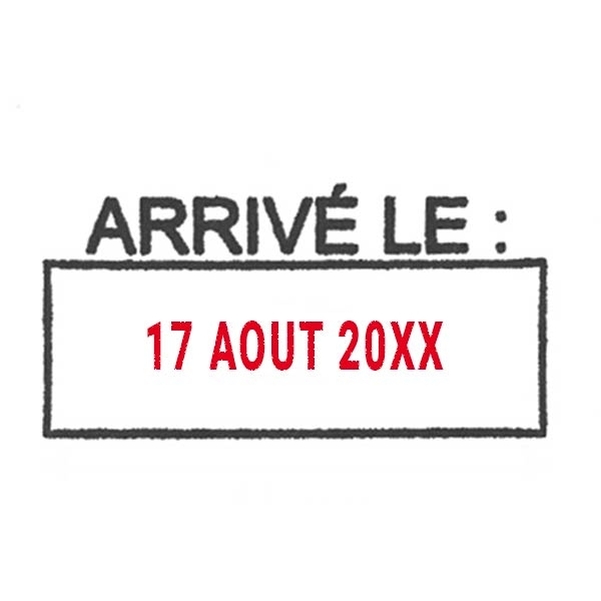 Empreinte dateur 1 ligne sans cadre - Vignette 3