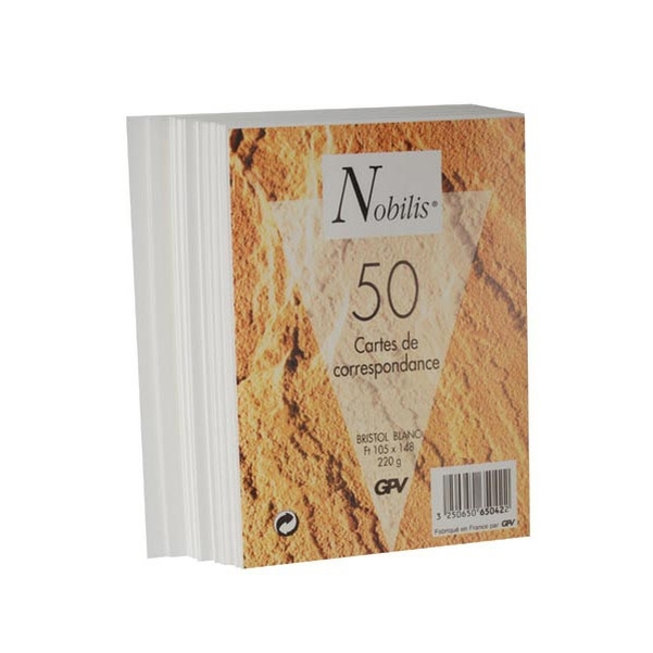50 Cartes de correspondance 105x148 mm