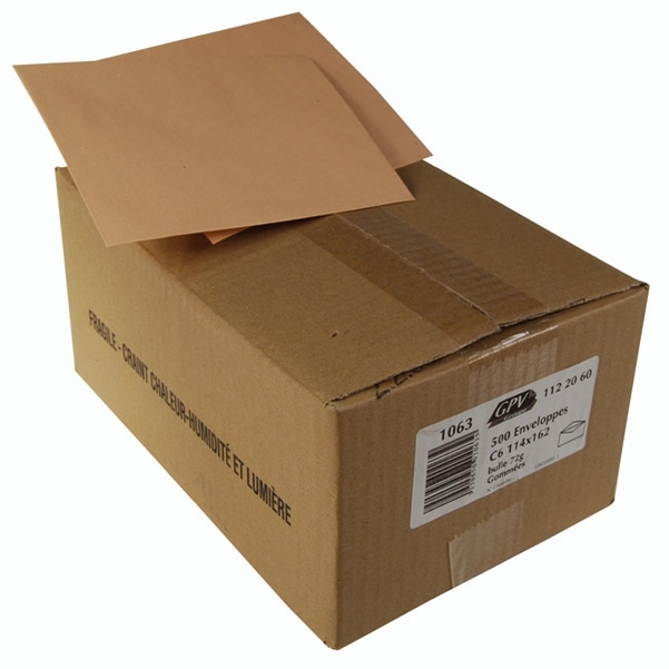 500 Enveloppes C6 bulle 72g - Vignette 3